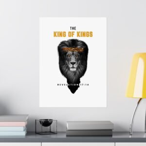The King of Kings Premium White Matte Poster