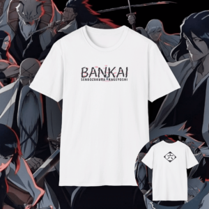 Byakuya Kuchiki Bankai Unisex T-Shirt White (Senbonzakura Kageyoshi)