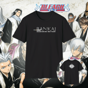 Gin Ichimaru Bankai Unisex T-Shirt Black (Kamishini no Yari)