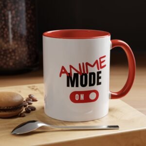 Anime Mode On Accent Coffee Mug (11, 15oz)