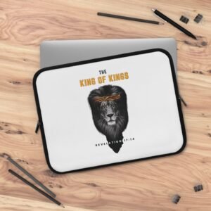 The King of Kings Laptop Sleeve (White)