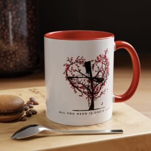 All You Need is God's Love Accent Coffee Mug (11, 15oz)