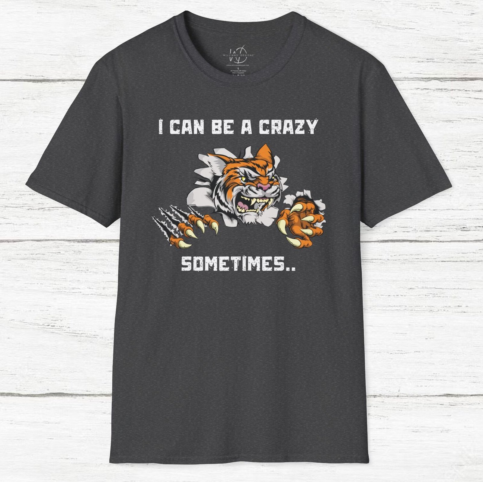 I Can Be a Crazy Cat Graphic Ver. 2 Unisex T-Shirt