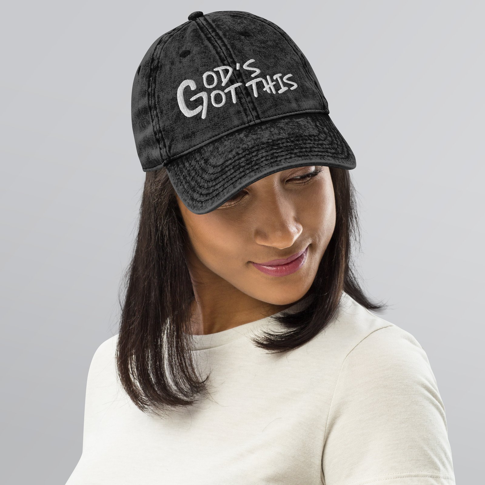 God's Got This Vintage Cotton Twill Cap
